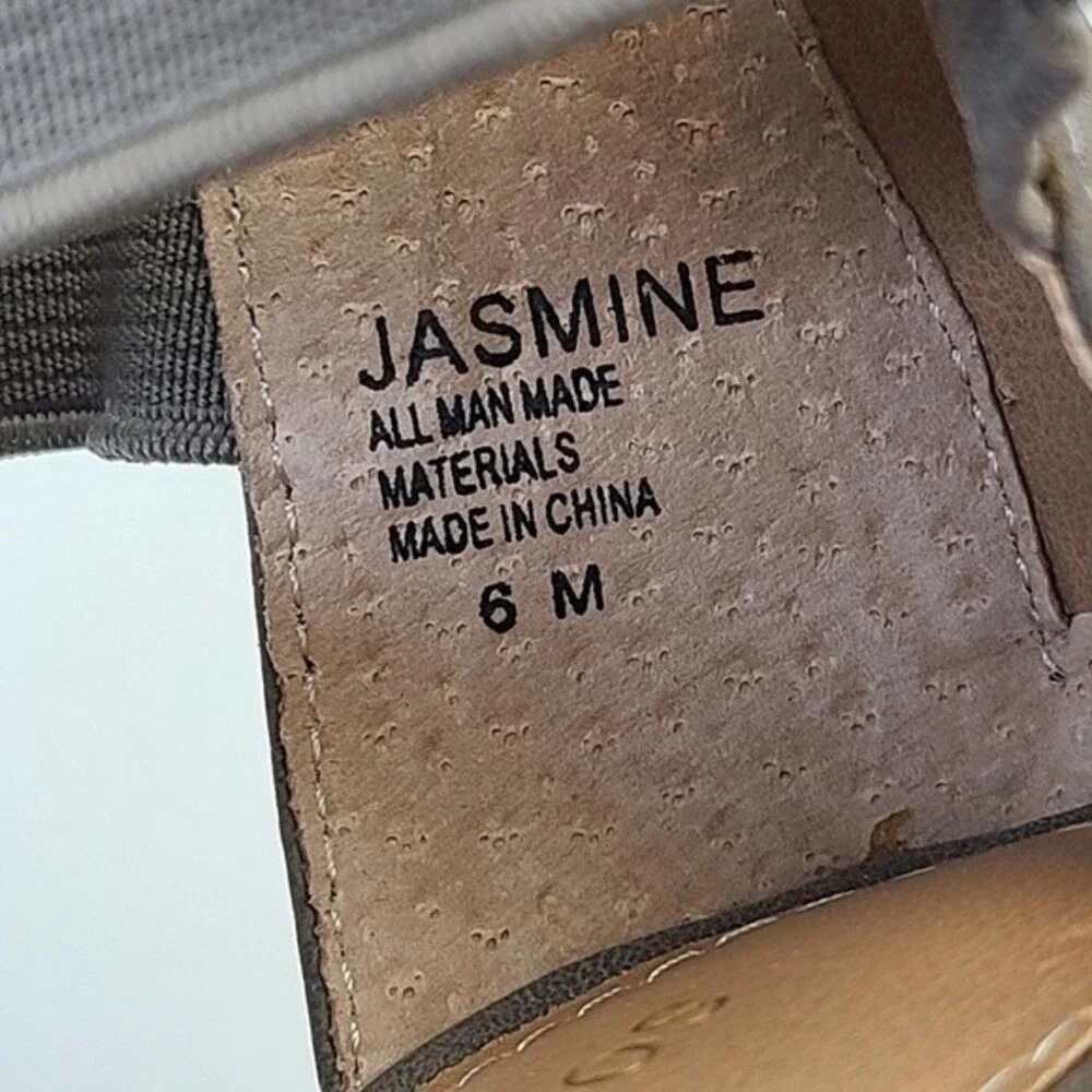 Sole Society Jasmine Grey Platform Wedges Womens 6